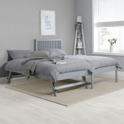 Buxton Grey Wooden Guest Bed Frame - 3Ft Single - thumbnail 1