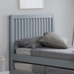 Buxton Grey Wooden Guest Bed Frame - 3Ft Single - thumbnail 3
