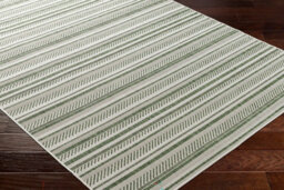 Livabliss Eagean-Global Green Ivory Off-White In- & Outdoor Rug 160 X 230 Cm Easy Care, Non Shedding - thumbnail 4