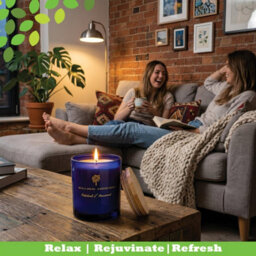 Nicola Spring 3X Wild Fig & Cassis Scented Candles - 130G 21H Natural Single Wick Soy Wax Aromatherapy Candle Home Fragrance - thumbnail 9