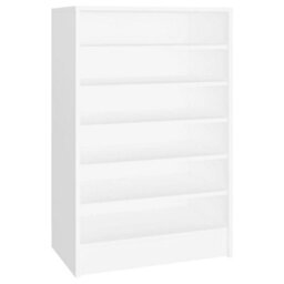 Walplus Shoe Cabinet White 60X35X92 Cm Engineered Wood - thumbnail 2