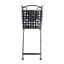 Charles Bentley 3 Piece Wrought Iron Mosaic Bistro Set Table And 2 Chairs - thumbnail 9