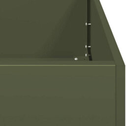 Berkfield Planter Olive Green 280X40X40 Cm Cold-Rolled Steel - thumbnail 7