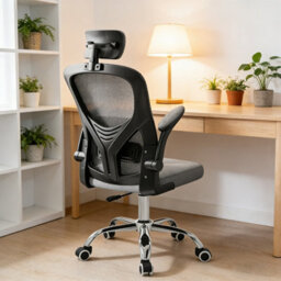 Mesh Office Chair Ergonomic 360 Swivel Lift Computer Desk - thumbnail 6