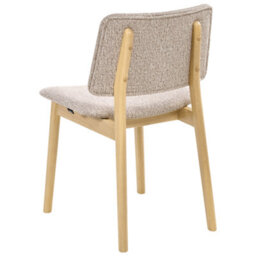 Beliani Set Of 2 Dining Chairs Blane Boucle Light Brown/ Taupe - thumbnail 7