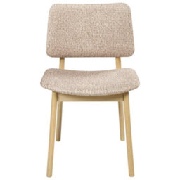 Beliani Set Of 2 Dining Chairs Blane Boucle Light Brown/ Taupe - thumbnail 6