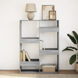 Berkfield Bookcase Grey Sonoma 100X33X135 Cm Engineered Wood - thumbnail 3