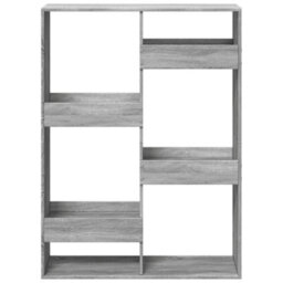 Berkfield Bookcase Grey Sonoma 100X33X135 Cm Engineered Wood - thumbnail 4
