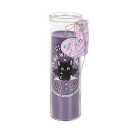Something Different Of Whiskers And Wings Lavender Tube Candle Blue-Purple (One Size)