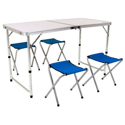 Charles Bentley Odyssey 4 Seater Folding Portable Camping Furniture Set 4 Seater - image 1
