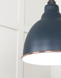 From the Anvil White Gloss Brindley Pendant In Soot - thumbnail 6