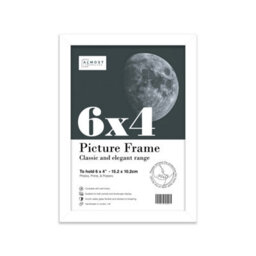 6X4 White Picture Frame (15.2 X 10.2Cm) Poster, Photo, Artwork, Gallery Wall Or Print - thumbnail 1