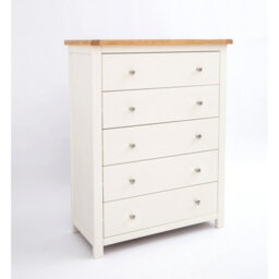 Cabinet Bits Maggiori 5 Drawer Chest Of Drawers Chrome Knob - thumbnail 2