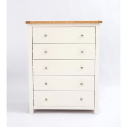 Cabinet Bits Maggiori 5 Drawer Chest Of Drawers Chrome Knob - thumbnail 1