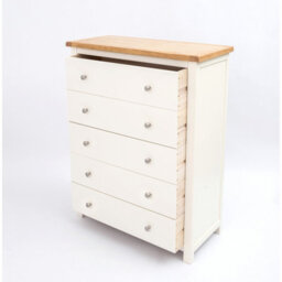 Cabinet Bits Maggiori 5 Drawer Chest Of Drawers Chrome Knob - thumbnail 4