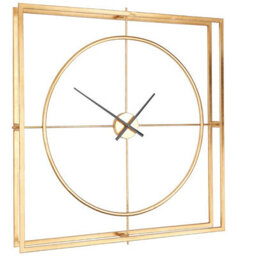 Orsina Unique Cross Hair Design Metal Wall Clock, Easy To Read Minimal Hands Big Clock On Wall, Kitchen Clock - thumbnail 2