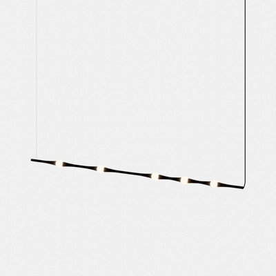 Luminosa Lighting Luminosa Dew Bar Pendant Ceiling Light 99.5Cm Black Led 13W 2700K Dali Dimming - image 1