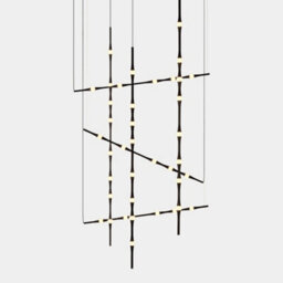 Luminosa Lighting Luminosa Dew Bar Pendant Ceiling Light 99.5Cm Black Led 13W 2700K Dali Dimming - thumbnail 3