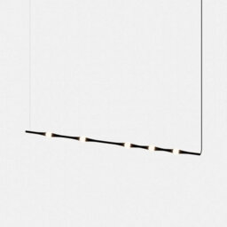 Luminosa Lighting Luminosa Dew Bar Pendant Ceiling Light 99.5Cm Black Led 13W 2700K Dali Dimming - thumbnail 1