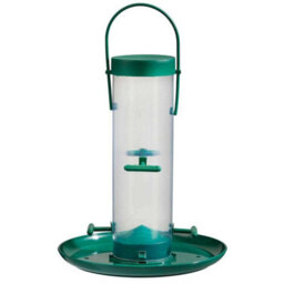 Garden Gear Supa Wild Bird Feeder Hanging Nyjer Seed Holder With Nyger Tray By Happy Beaks (4 Port) - thumbnail 2