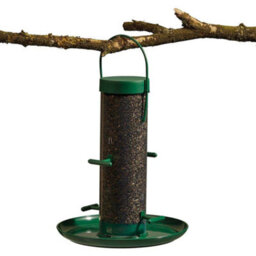Garden Gear Supa Wild Bird Feeder Hanging Nyjer Seed Holder With Nyger Tray By Happy Beaks (4 Port) - thumbnail 3