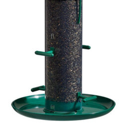 Garden Gear Supa Wild Bird Feeder Hanging Nyjer Seed Holder With Nyger Tray By Happy Beaks (4 Port) - thumbnail 4