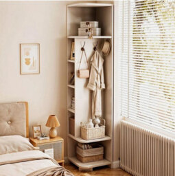 Tall Wide Wooden 7 Cube Bookcase Shelving Display Storage Unit Cabinet Shelves - thumbnail 2
