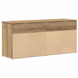 Vidaxl Shoe Bench Artisan Oak 102X30.5X45 Cm Engineered Wood - thumbnail 6
