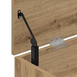 Vidaxl Shoe Bench Artisan Oak 102X30.5X45 Cm Engineered Wood - thumbnail 9