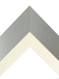 Frames By Post Metro Light Grey Frame With Ivory Mount For Image Size A2 - thumbnail 3