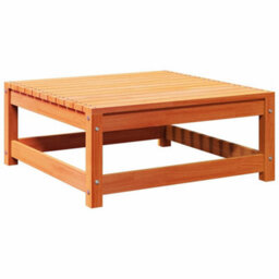 Berkfield Garden Footstool Wax Brown 70X70X30 Cm Solid Wood Pine - thumbnail 6