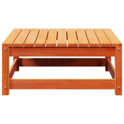 Berkfield Garden Footstool Wax Brown 70X70X30 Cm Solid Wood Pine - thumbnail 5