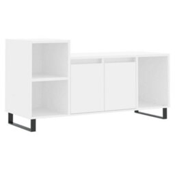 Berkfield Stylish Tv Cabinet White 100X35X55 Cm Engineered Wood - thumbnail 1