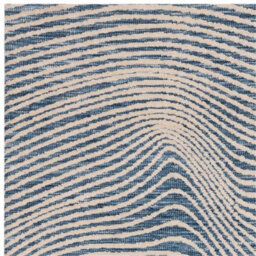 Modern Blue Easy To Clean Abstract Rug For Living Room & Bedroom-120Cm X 170Cm - thumbnail 4