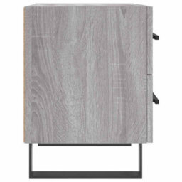 Berkfield Modern Bedside Cabinets 2 Pcs Grey Sonoma 40X35X47.5 Cm Engineered Wood - thumbnail 7