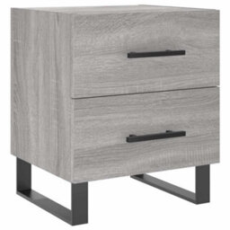 Berkfield Modern Bedside Cabinets 2 Pcs Grey Sonoma 40X35X47.5 Cm Engineered Wood - thumbnail 5