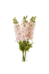 Pink Elatum Delphinium Stem, Realistic Faux Flower For Elegant Arrangements - thumbnail 3