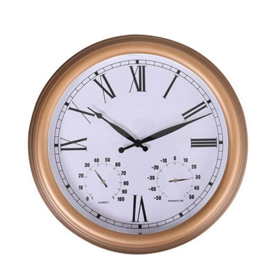 Outdoor Wall Clock Waterproof Garden Clock - image 1