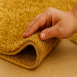 Uetian Luxury Gold Shaggy Rug Soft Thick Pile Carpet For Living Room Bedroom Home Decor (160 X 230 Cm) - thumbnail 3