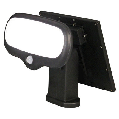 Solar Powered Led Security Light With Pir Motion Sensor - 500 Lumen Weatherproof Outdoor Garden Wall Lamp - H26 X W19 X D25Cm - image 1