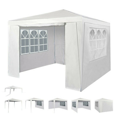Mcc Direct 3X3 Event Gazebo White With Sides - image 1