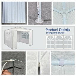 Mcc Direct 3X3 Event Gazebo White With Sides - thumbnail 3