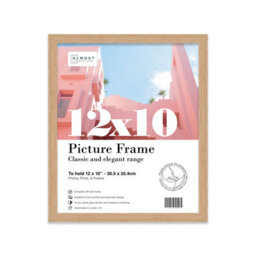 12X10 Oak Picture Frame (30.5 X 25.4Cm) Poster, Photo, Artwork, Gallery Wall Or Print - thumbnail 1