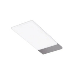 Unknown Fittingsco, Nero Designer Diffused Led Surface Light, Natural White, Under Cabinet Light, Sola, Brushed Nickel, 1 Light & Driver