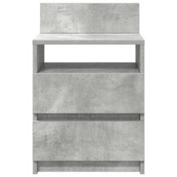 Berkfield Bedside Cabinet With 2 Drawers Concrete Grey 40X33X60 Cm - thumbnail 4