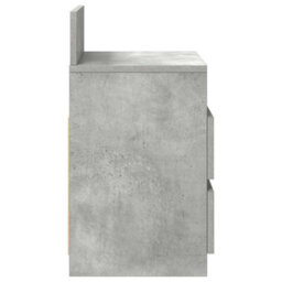 Berkfield Bedside Cabinet With 2 Drawers Concrete Grey 40X33X60 Cm - thumbnail 6