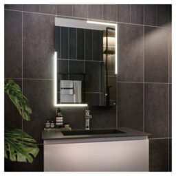 RAK Ceramics Rak Citrine 600X800 Rectangular Illuminated Bathroom Mirror With Touch Sensor & Demister