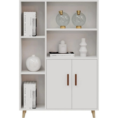 Elegant Sideboard Display Cabinet With 5 Shelves & Lockable Doors - image 1