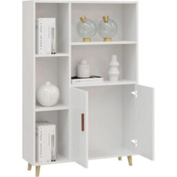 Elegant Sideboard Display Cabinet With 5 Shelves & Lockable Doors - thumbnail 5