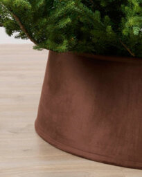 Werchristmas 70 Cm Espresso Velvet Christmas Tree Collar - thumbnail 3